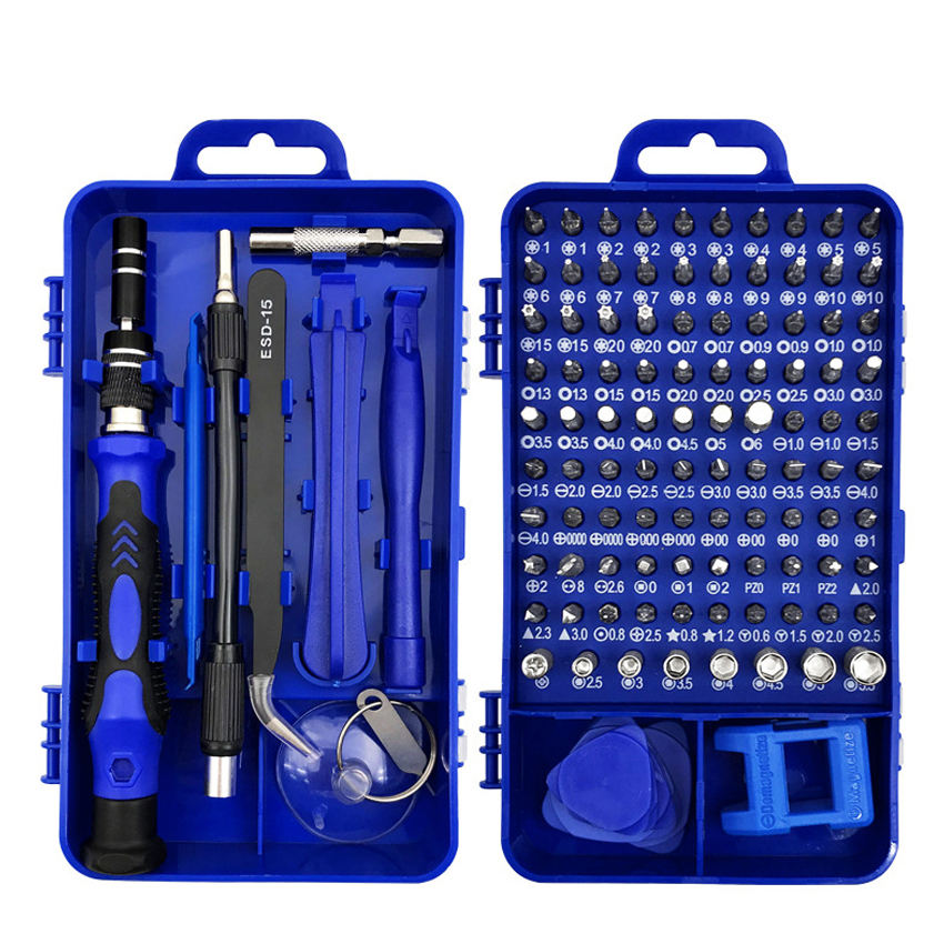 121 in 1 Household DIY Repair Tool Home Professional Tools Hardware Kit Screwdriver Set for Phone Laptop Computer