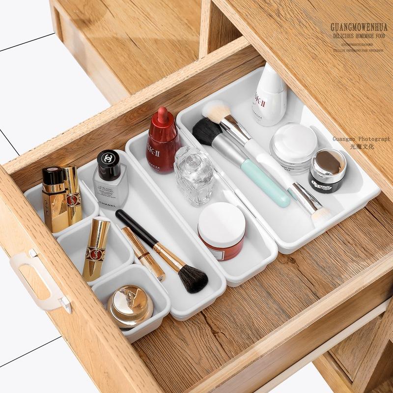 Multi-Purpose Plastic Drawer Organizers Set for Living Room Bedroom Office Desk Storage for Makeup Gadgets Tools Storage