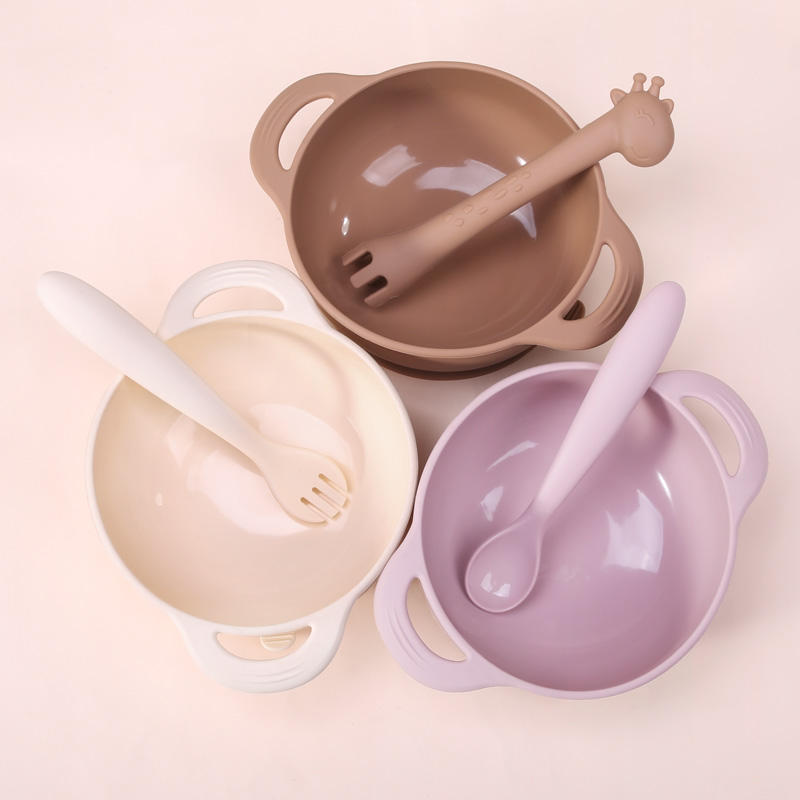 Silicone Baby Feeding Bowl with Suction