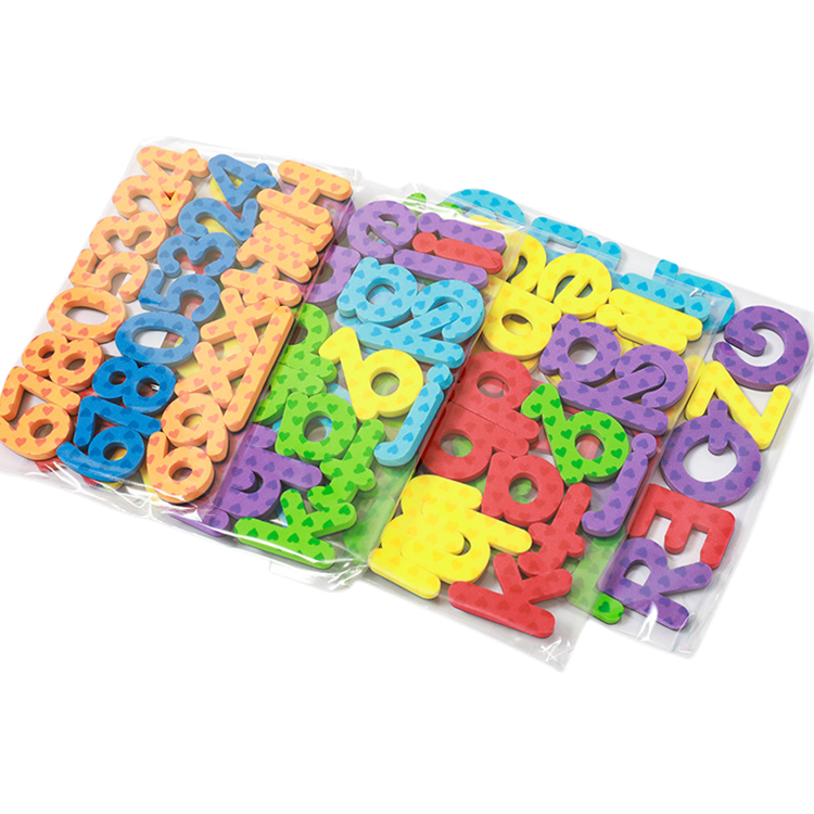 Magnetic Letters Numbers Plastic EVA Foam Magnets Toddlers-Eco-Friendly Non-toxic Durable Multi-piece