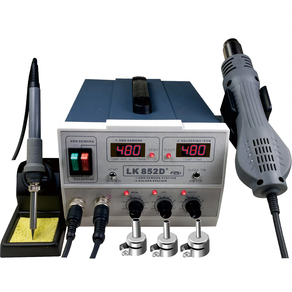 LK852D++ Soldering Station Rework Station for Cell Phone Computer Repair