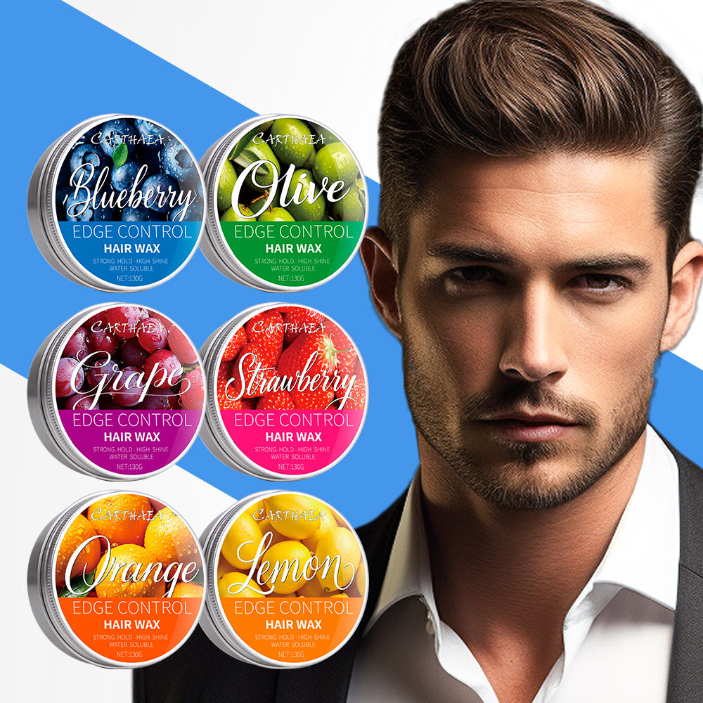 Hair Wax Packaging extra Strong Men Styling Hair Wax Gel