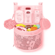 Angelbaby Bath Toy Organizer Baby Bathtub Hanging Mesh Net Kids Time Toys Storage Suction Bag with 2 Hooks