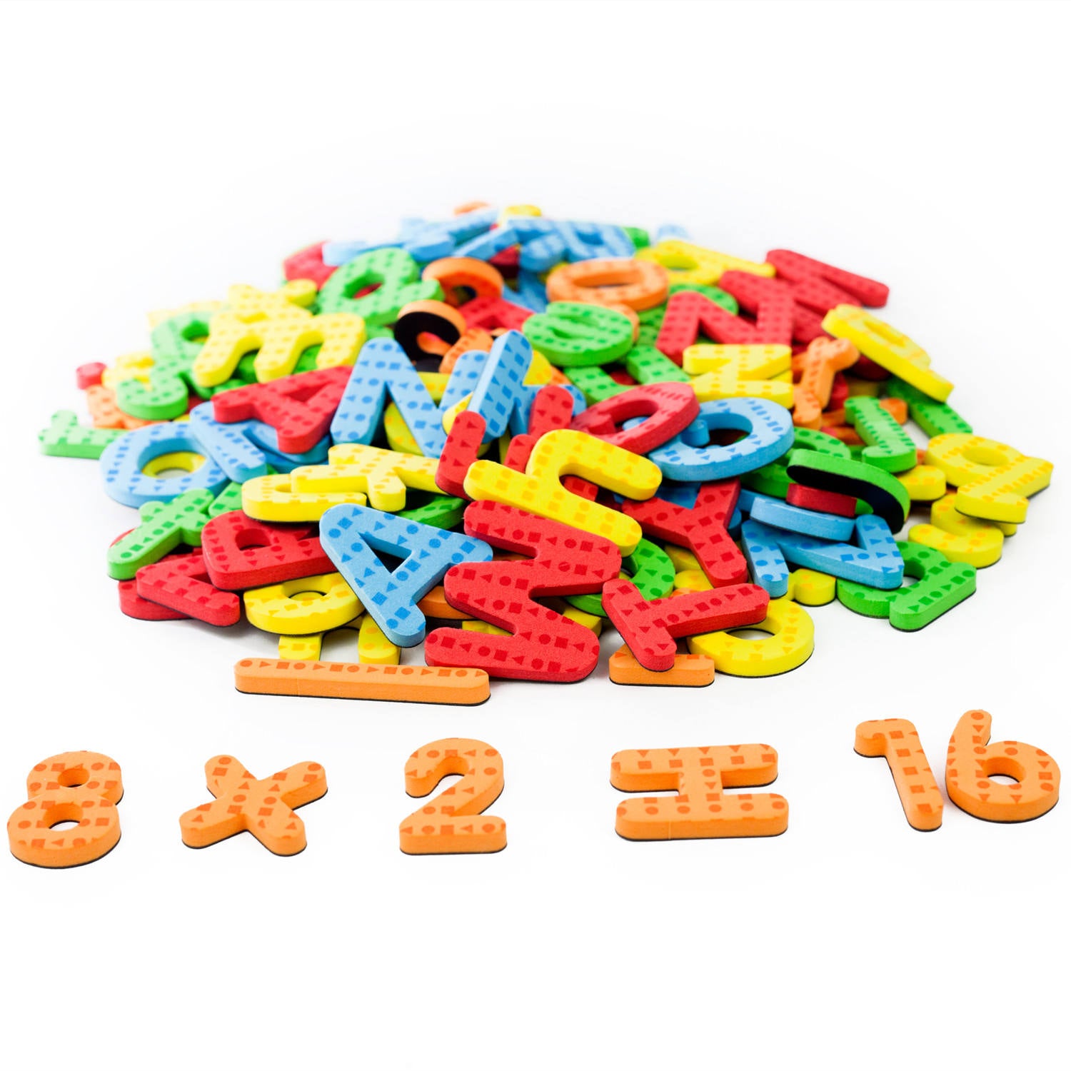 Magnetic Letters Numbers Plastic EVA Foam Magnets Toddlers-Eco-Friendly Non-toxic Durable Multi-piece