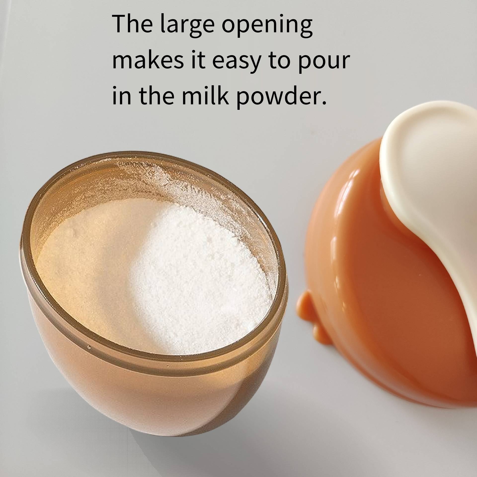 Manual Milk Powder Dispenser Portable Baby Outdoor Sealed Container BPA Free PP Material Multifunction Storage Tank