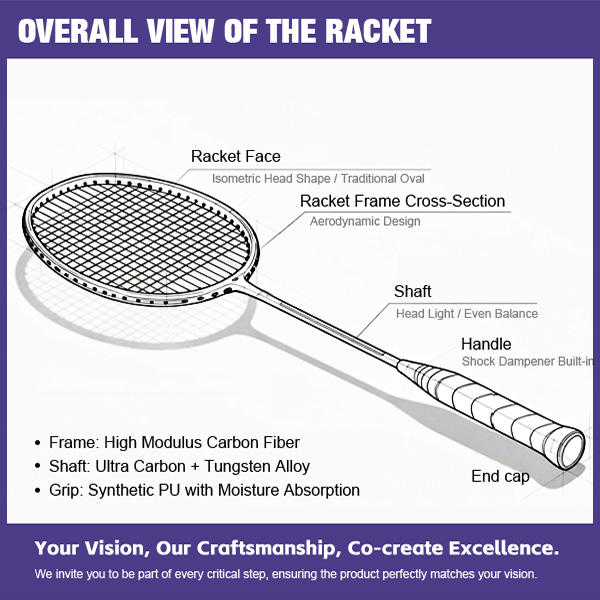 User Friendly Lightweight Steel Shaft PU Mini Badminton Racket Set Kids Learning Junior Children's Development Programs