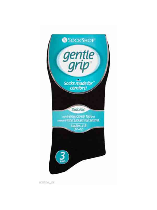  Pairs Gentle Grip Soft Cotton Socks Men Women Ladies Lot