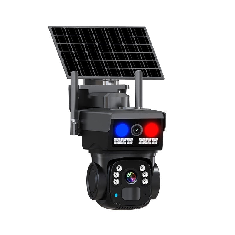Solar Monitoring Camera Outdoor Home Full Color