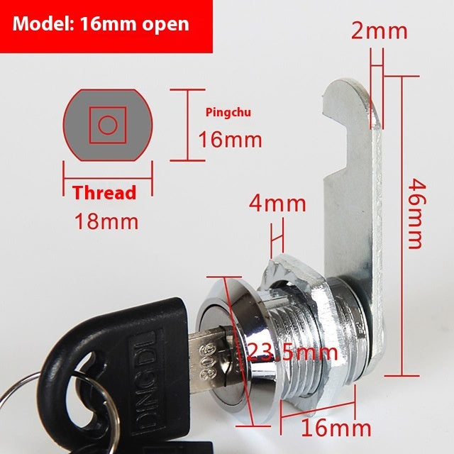 Cam Circular Mailbox Electrical Box Lock