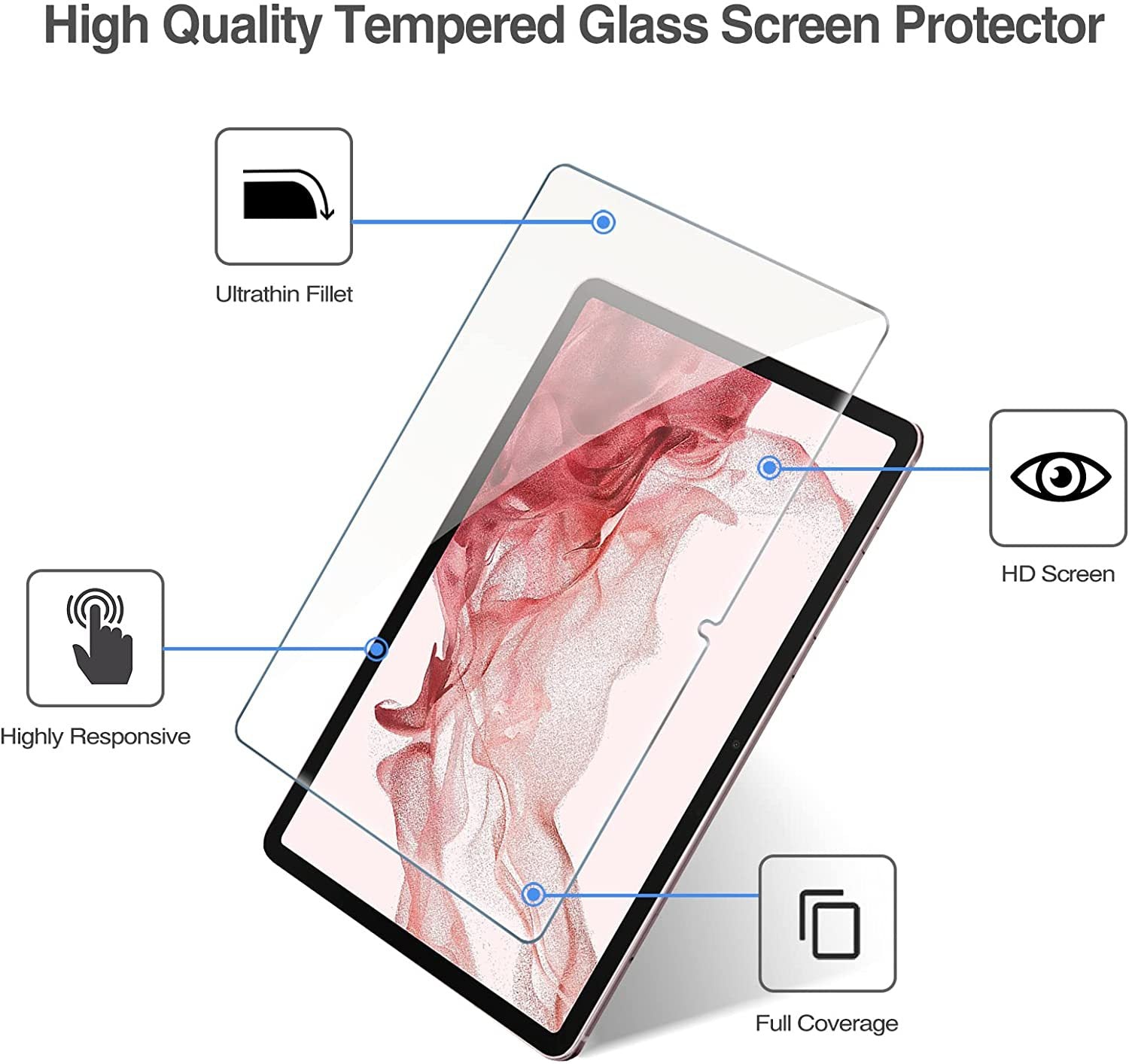 TAB S4 105-inch Tablet Tempered Film T830 TAB S4 T835 Tempered Glass Protector