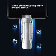 Dual-Type-C Port Solid-State USB Flash Drive For Phones And Computers