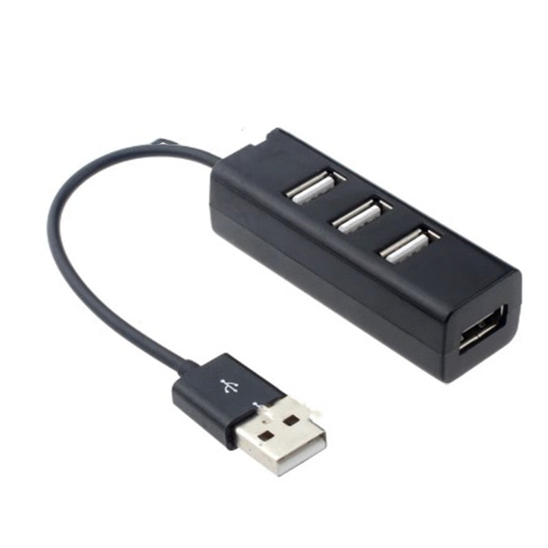 Small Row Plug Usb Hub Usb Splitter Mini Small Four-port Usb 2.0 Hub