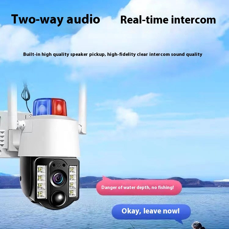 Solar Surveillance Camera Outdoor Gimbal Network