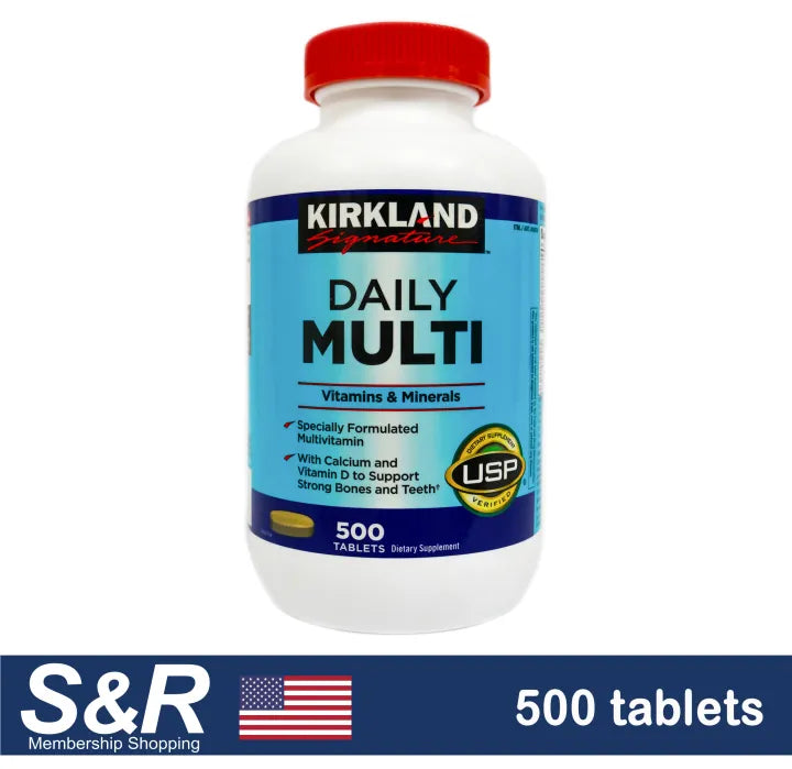 Kirkland Signature Daily Multi Vitamins And Mineral 500 tablets