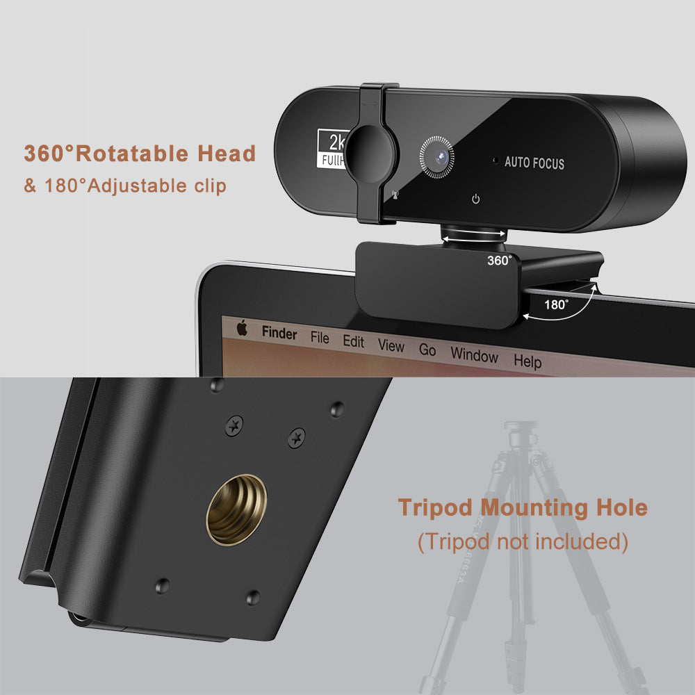 Laptop Video Auto Focus 4K Usb Camera