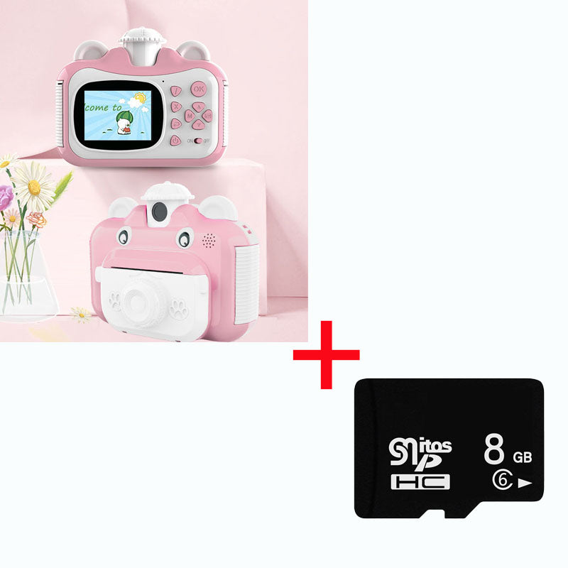 HD Digital SLR Mini Toy Video Camera Kids Print Camera