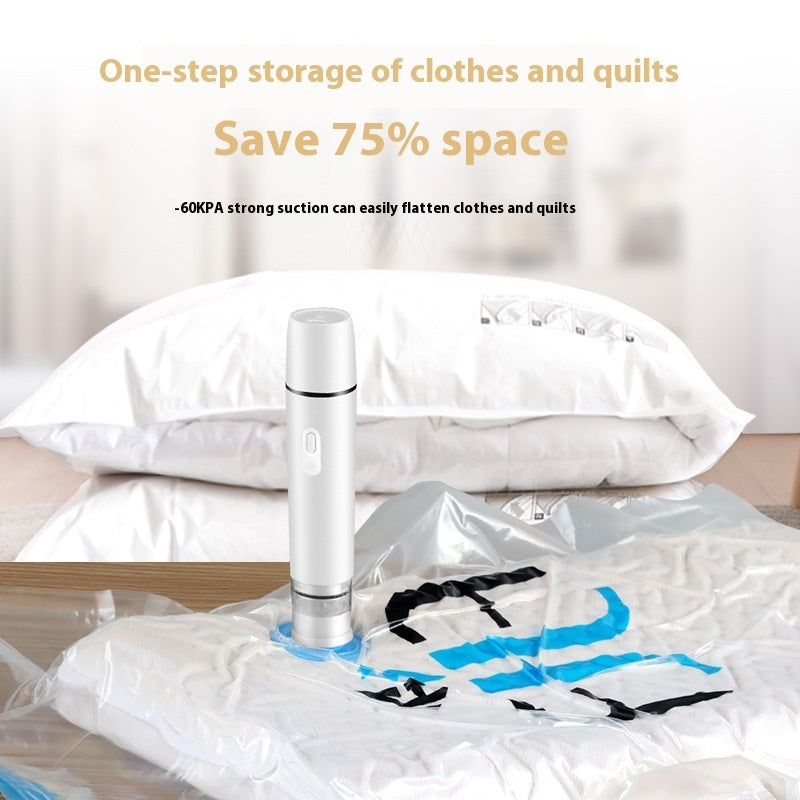 Vacuum Sealing Machine Mini Handheld Vacuum Stick Food Preservation Buggy Bag Electric Vacuum Machine