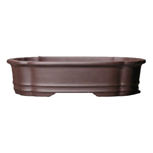 Purple Sand Flower Pot Begonia Pot Rectangular Bonsai Pot Desktop Pot
