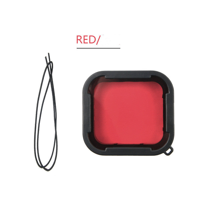 Applicable To GoPro Hero567 Camera Underwater Filter Red Filter Accessories