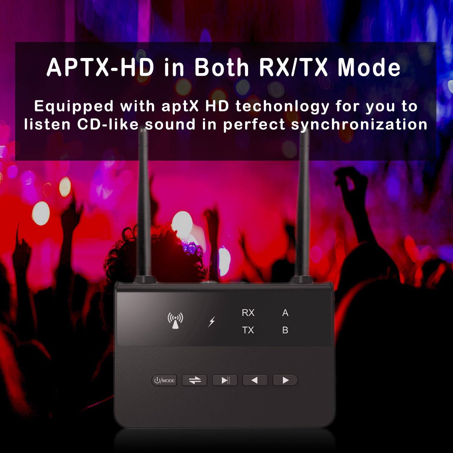 Low-latency Wireless Audio Adapter TV Headset