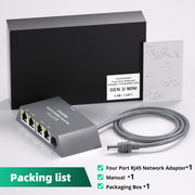4-port Mini Ethernet Gigabit Network Adapter