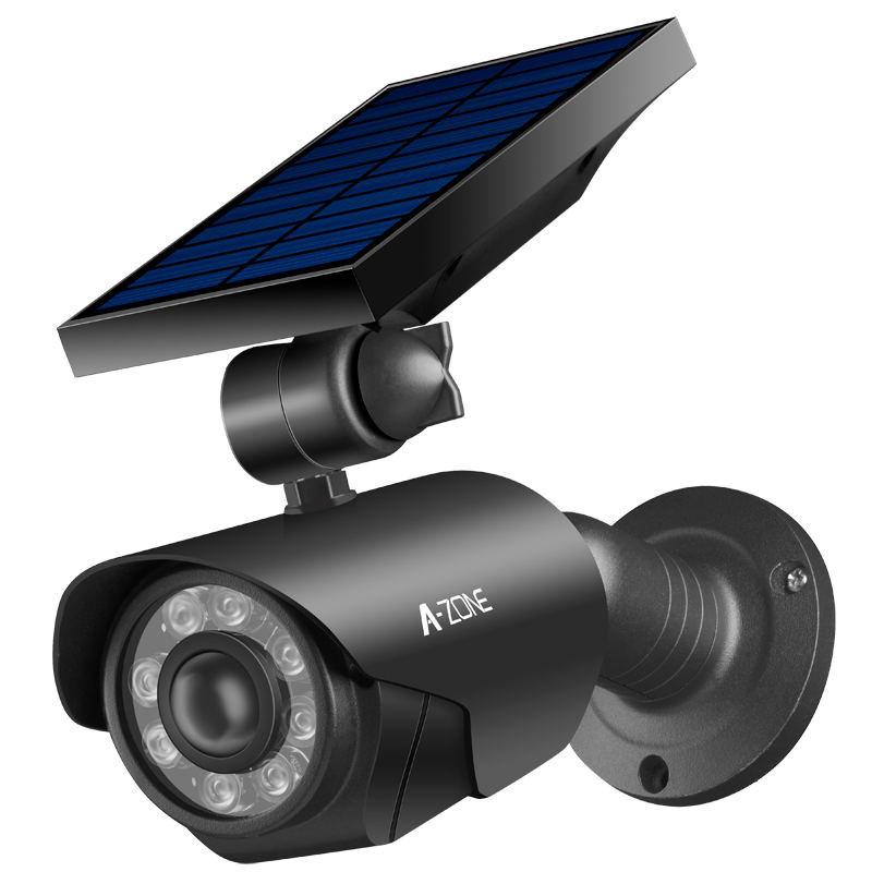 Solar Lamp Head Camera Outdoor Waterproof Sensor Simulation Monitoring