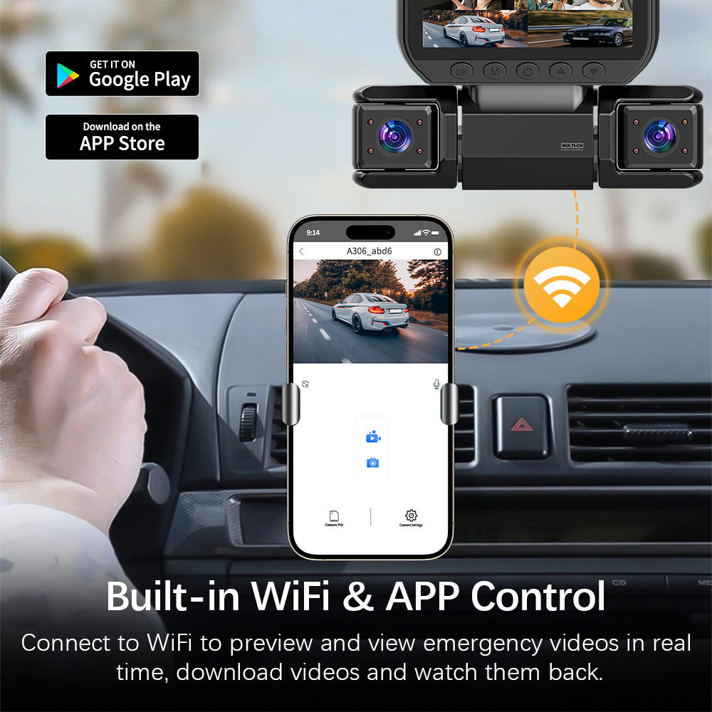 HD Dash Cam With Infrared Night Vision