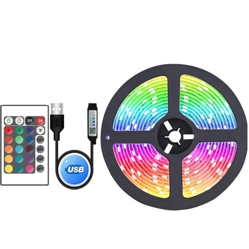 LED Light Set RGB Self-adhesive USB TV Background Atmosphere