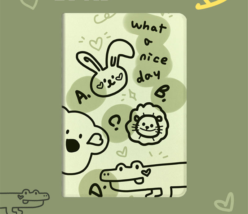 Ins Korean Cartoon IPad Case Tablet