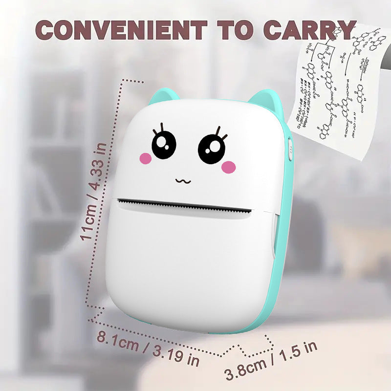 Household Portable Inkless Mini Thermal Label Printer