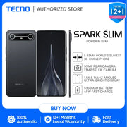 TECNO SPARK SLIM | 8GB RAM, 256GB ROMI SMARTPHONE I MediaTek Helio G200 I 6.78" & 1.5K AMOLED Display,144Hz Refresh Rate | 50MP | 5160mAh