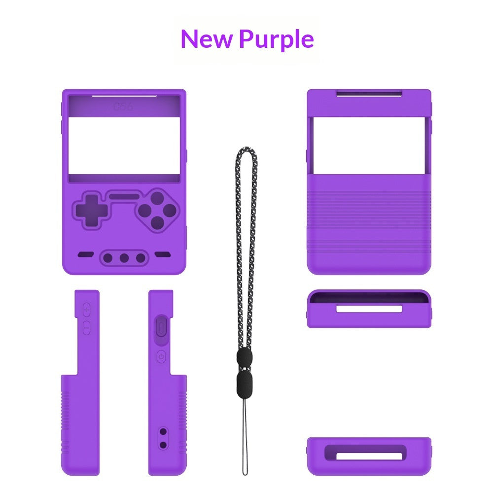 Retro Handheld Game Console Silicone Protective Case Dustproof Storage Soft Cover
