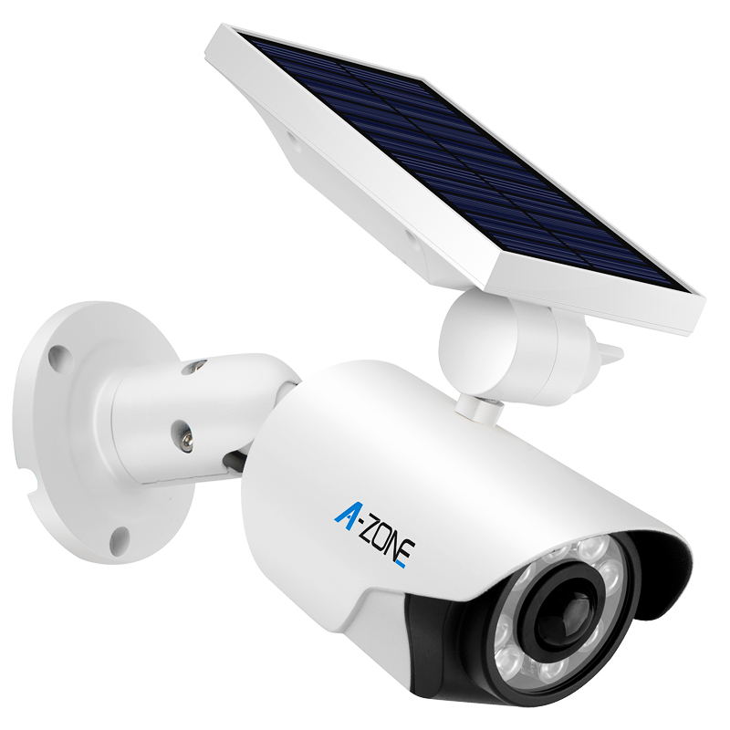 Solar Lamp Head Camera Outdoor Waterproof Sensor Simulation Monitoring
