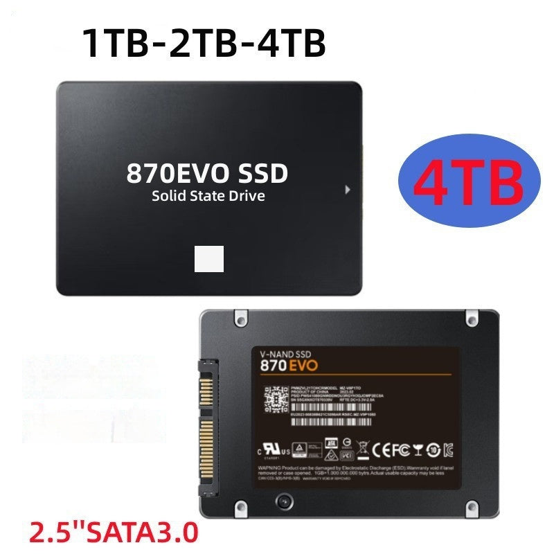 25-inch Built-in Ssd Solid-state 870EVO High-speed Transmission 1TB2TB4TB Expansion Upgrade