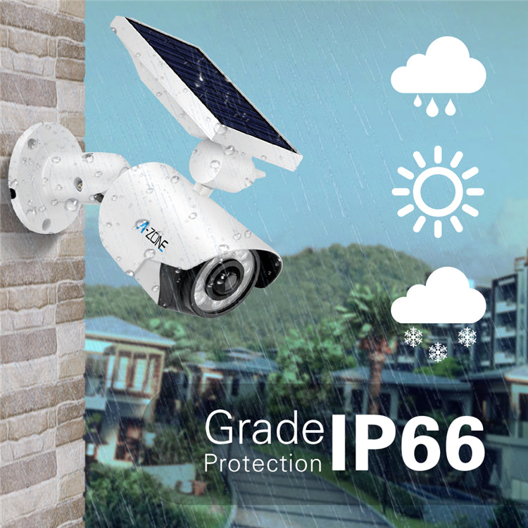 Solar Lamp Head Camera Outdoor Waterproof Sensor Simulation Monitoring
