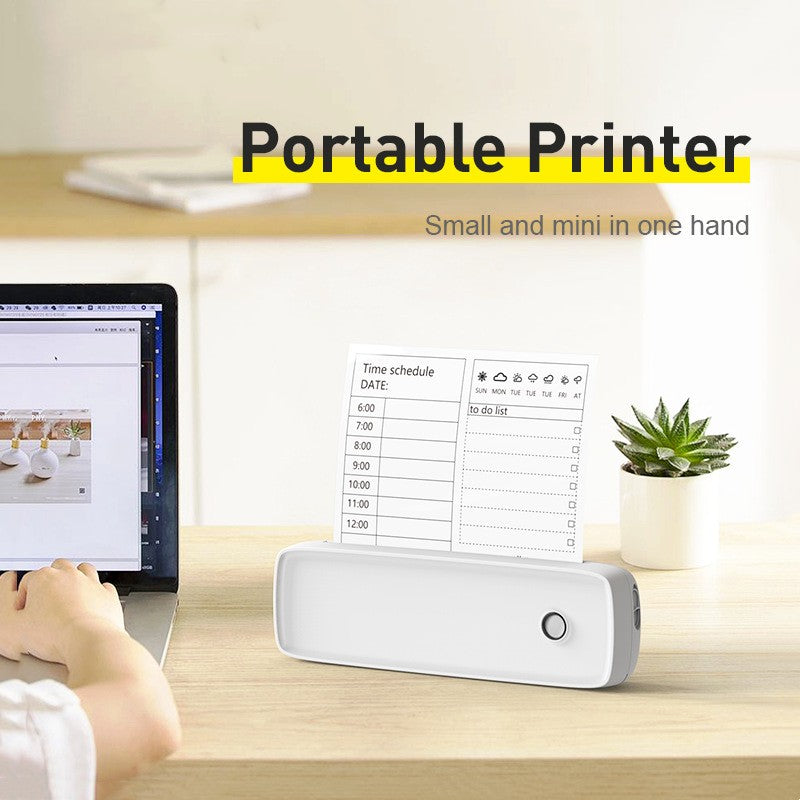 Portable A4 Thermal Printer Document File Word PDF Test Paper Photo Mini Wrong Question