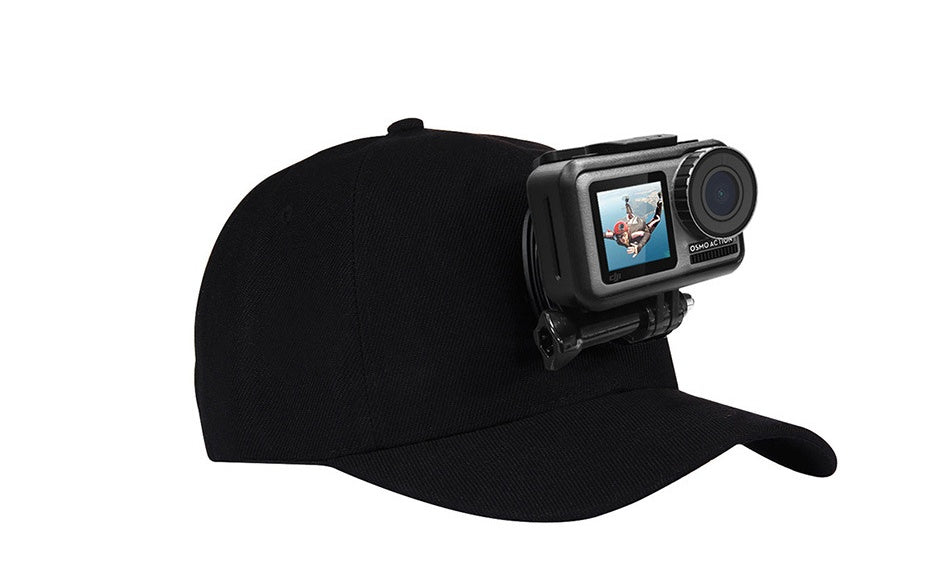 Canvas Sun Hat Cap Cycling Hiking Golfing Fishing For Sports Action Cam Camera