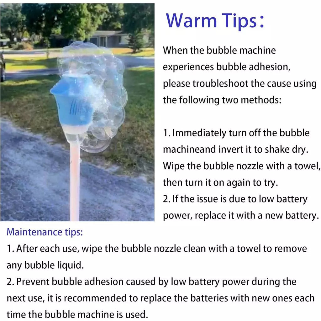 Standing Bubble Machine Portable Automatic Outdoor Toys Standing Bubble Machine for Party for Indoor Backyard shuosph