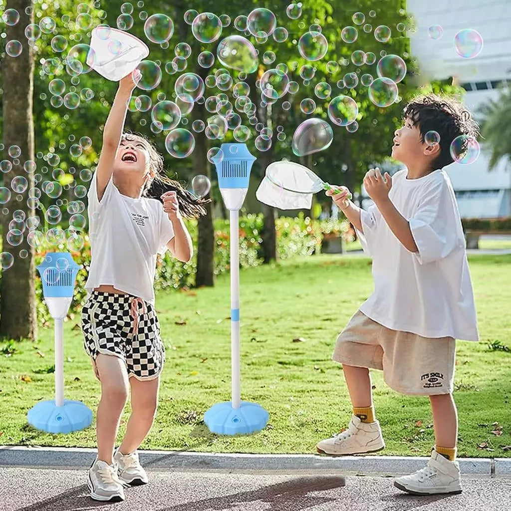 Standing Bubble Machine Portable Automatic Outdoor Toys Standing Bubble Machine for Party for Indoor Backyard shuosph