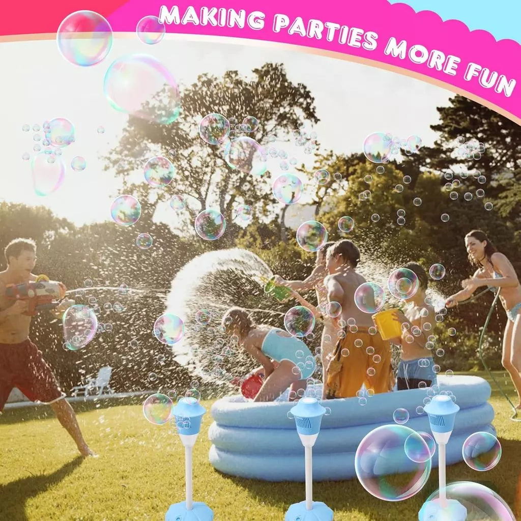 Standing Bubble Machine Portable Automatic Outdoor Toys Standing Bubble Machine for Party for Indoor Backyard shuosph